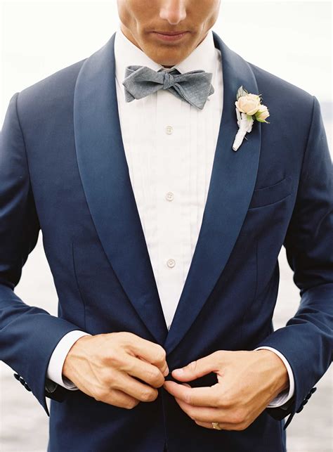 bow ties for blue suits